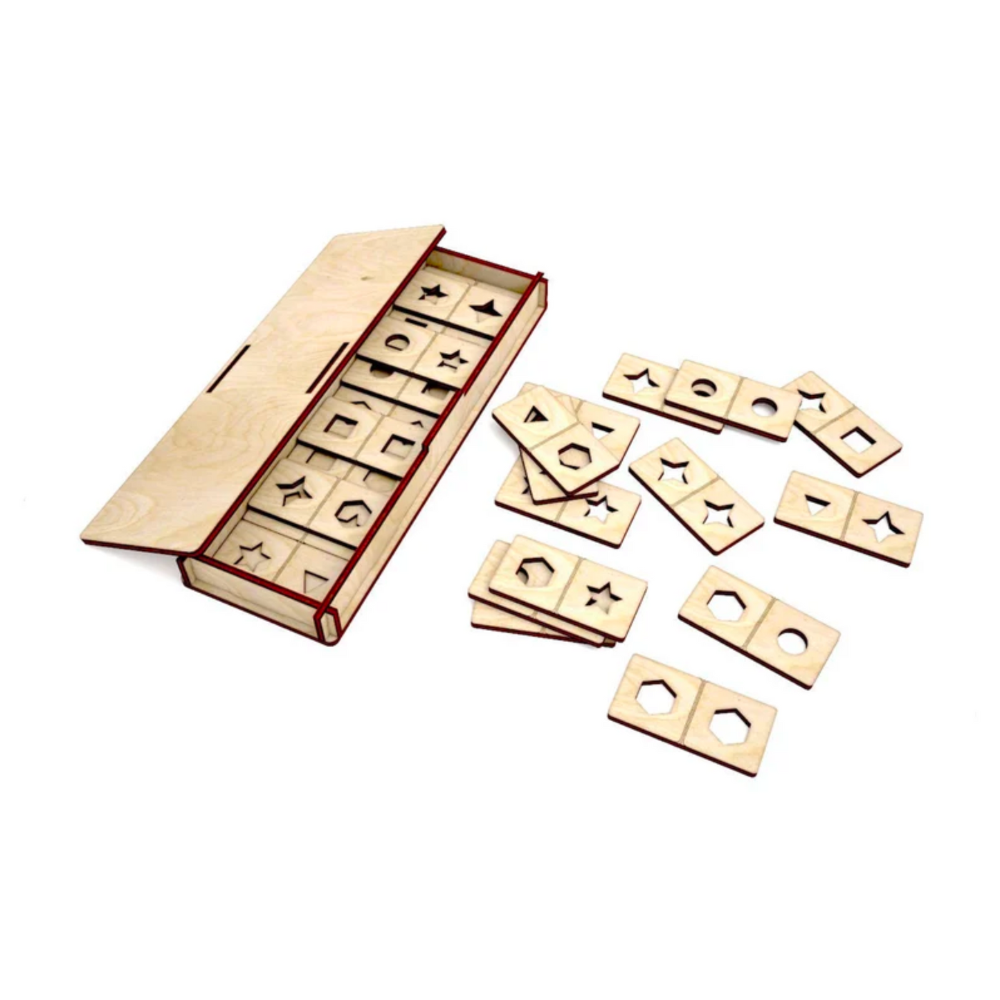 Domino cut puzzle