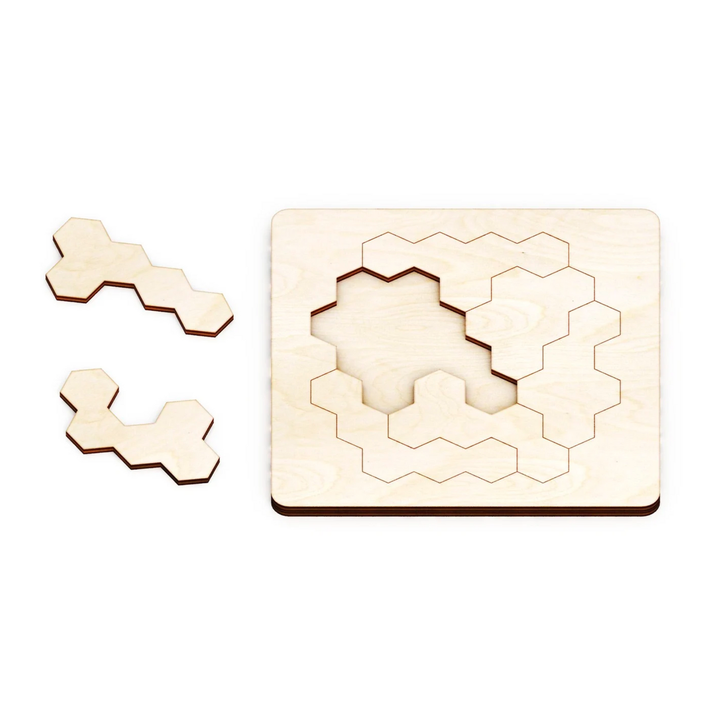 Brain teaser honeycomb small puzzle