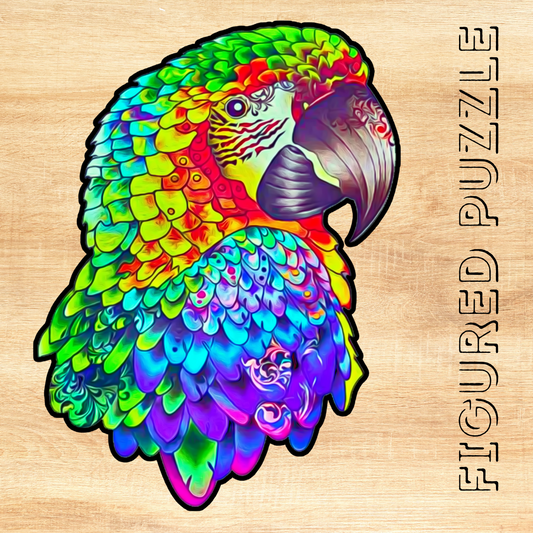 Parrot figured puzzle